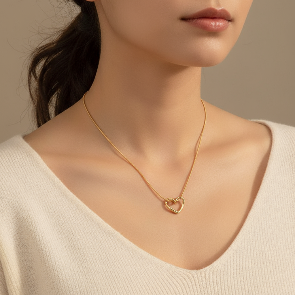 Gold Heart Pendant