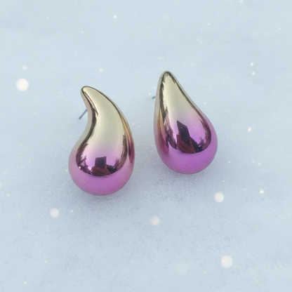 Tear Drop Stud Earring