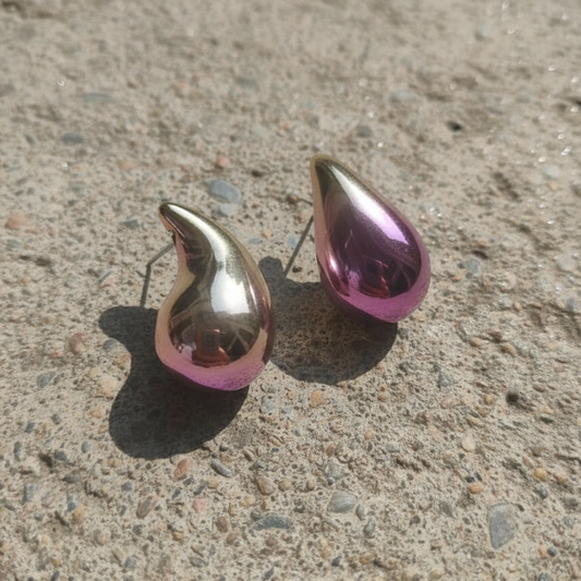 Tear Drop Stud Earring