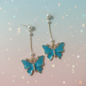 Butterfly Pearl Dangle Earring