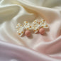 Polka Dot Bow Dangle Earring