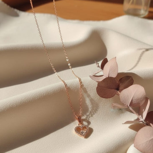 Sterling Silver Plated Oxidised Silver Necklace